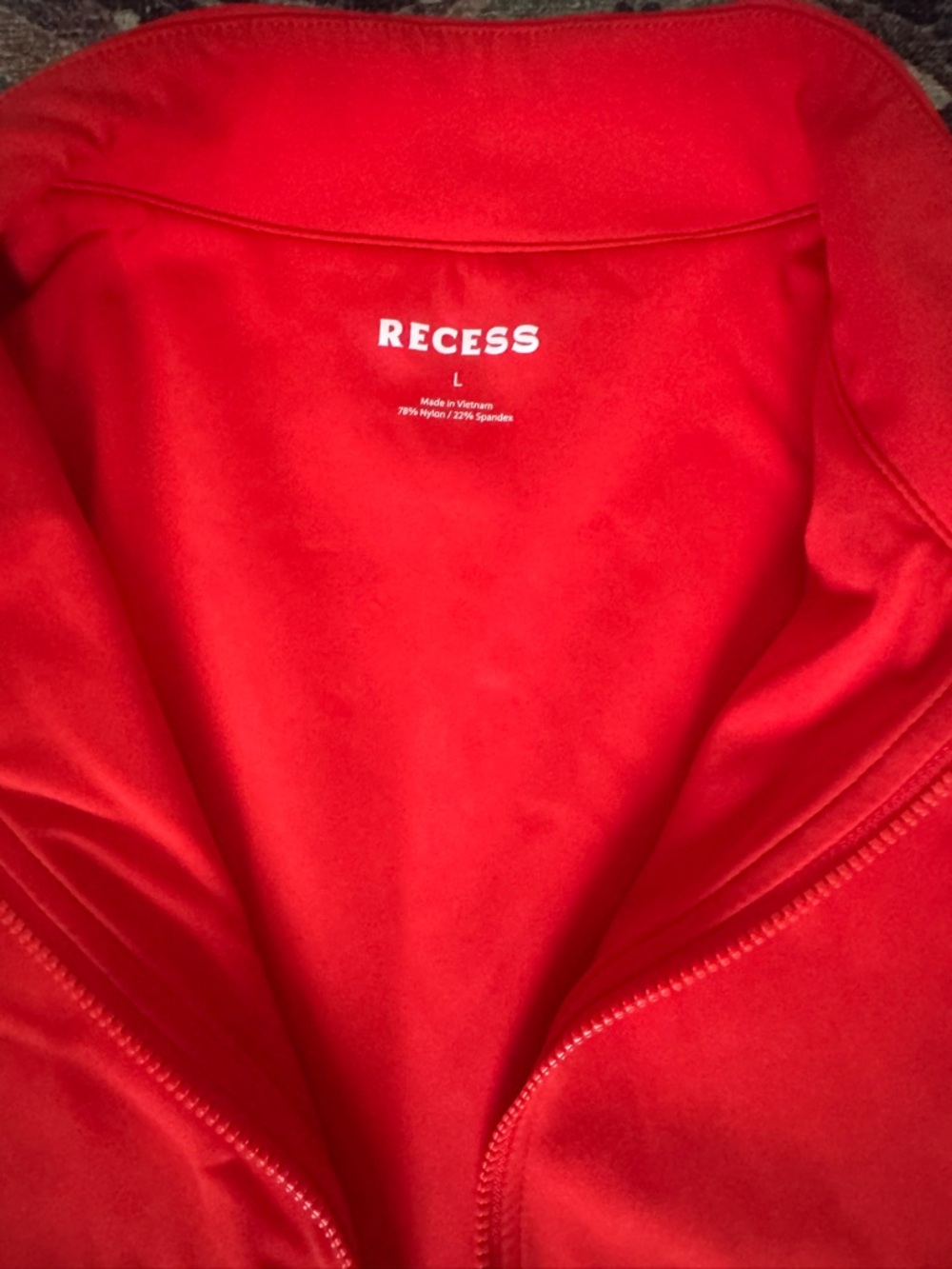 Recess Merrit Athletic Dress Poppy Red Size Large like new - Picture 9 of 9